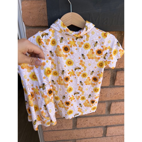 Meraki Hollow Other - Meraki Hollow 3T Bamboo Viscose Bee Sunflower Lounge Shirt Shorts Set Toddler